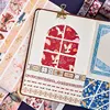 100 Rolls/set Washi Tape Ancient Aristocratic Style Crane Pattern DIY Decoration Materials Children's Gifts 6