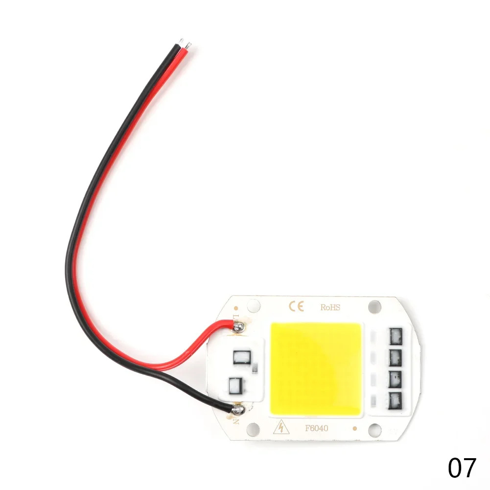LED COB 램프 비드, IP65 스마트 IC, 드라이버 필요 없음, DIY 투광 조명, LED 전구 스포트라이트, 야외 칩 램프, 가장 밝은, 20W, 30W, 50W, 220V