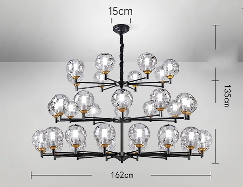 Description Picture 5 of itemModern home decor led lights pendant light lamps for living room Chandeliers for dining room hanging light indoor lighting
