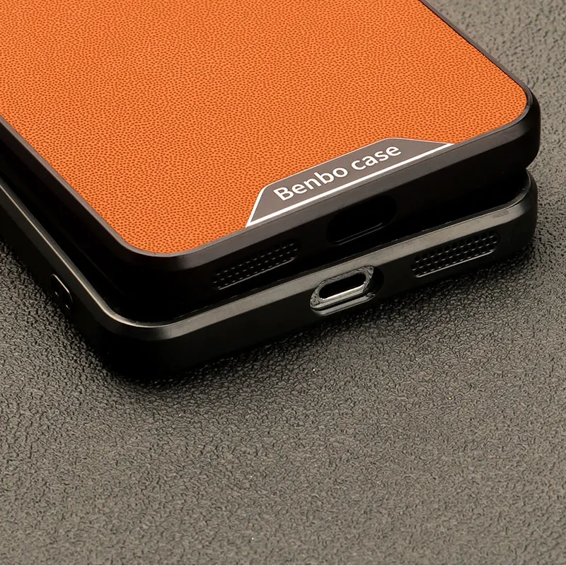 Premium Luxury Leather Phone Case - Shockproof Back Cover s