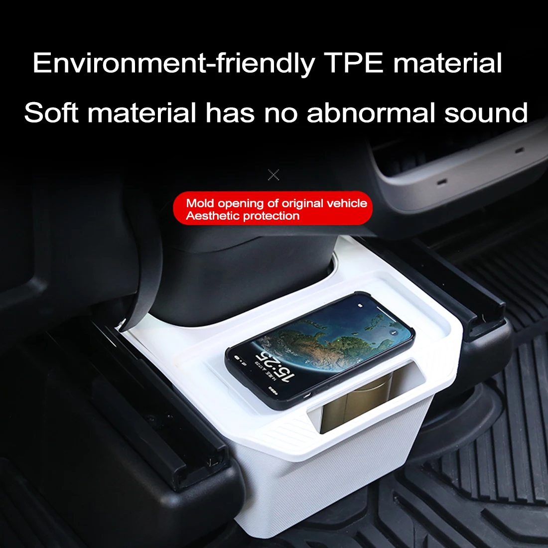 for Tesla Model 3+ Highland 2024 Armrest Hidden Storage Box Magnetic Center  Console Organizer Privacy Storage Model3 Accessories - AliExpress