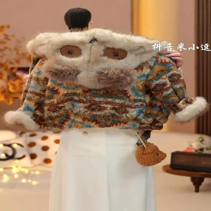 귀여운 캐주얼 코트 세트 패션 2피스 세트 아동복 여아 코트 겨울 2025 신상 양면 자켓 플리스 안감