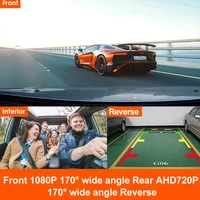 Universal 10.26" Car Intelligent 4K 360° Rotatio Car DVR Dash Cam Wireless CarPlay & Android Auto Bluetooth WIFI Rear Reversing 2