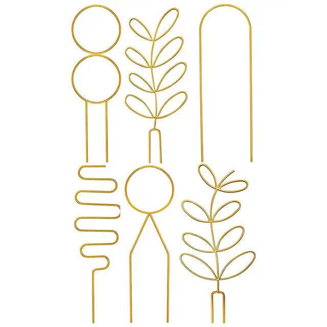 6 db Kiváló Virágmászó Növények Rácsos Növényi Hegymászó Állványok Könnyű Telepítési Támogatás - Image 6