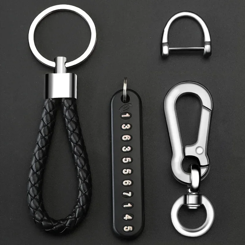 Anti-Lost Keychain, Car Keyring, Phone Number Key Ring