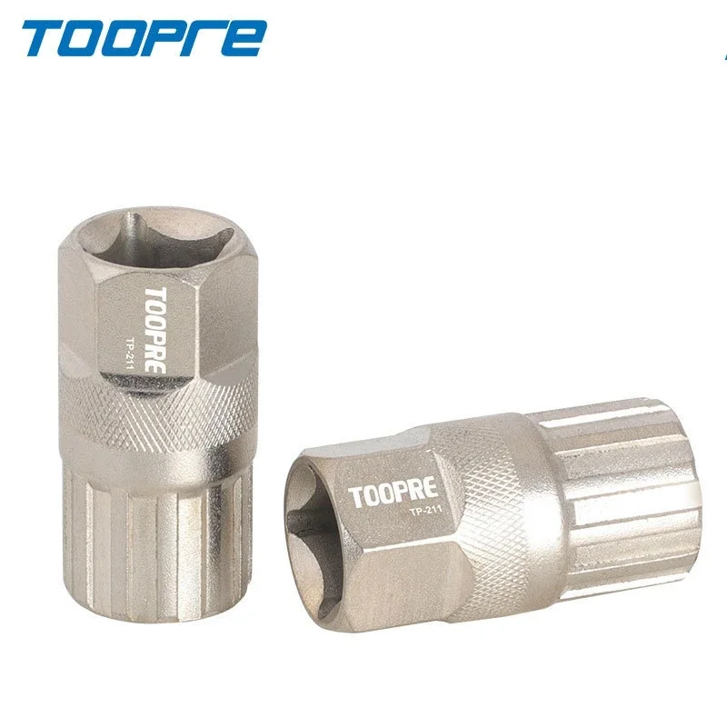 

TOOPRE Bike Light 55g 6/7/8/9/10/11S Multiple Freewheel Sleeve Iamok Rotary Flywheel Tool for SHIMANO MF-TZ500-7 Bicycle Parts