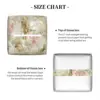 Custom France Paris Eiffel Tower Facial Tissue Box Cover Square Flower Pink PU Leather Tissue Box Holder for Car Bathroom 4