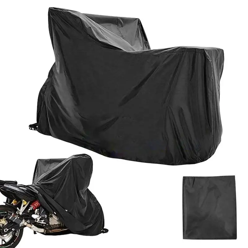 Motorcycle Cover All Season Universal Weather Resistant Waterproof Sun Outdoor Protection Durable Cover With Storage Bag professional universal kayak cover canoe boat waterproof uv resistant dustproof storage cover shield fishing boat storage cover