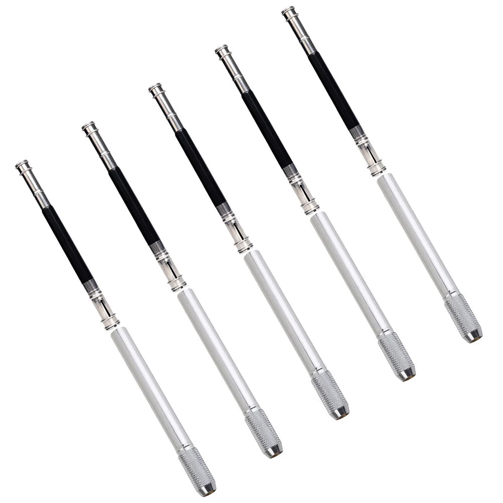 10PcsExtendOfficeWriteToolCharcoalHolderArtistSketchPenMetallicCrayonsExtending