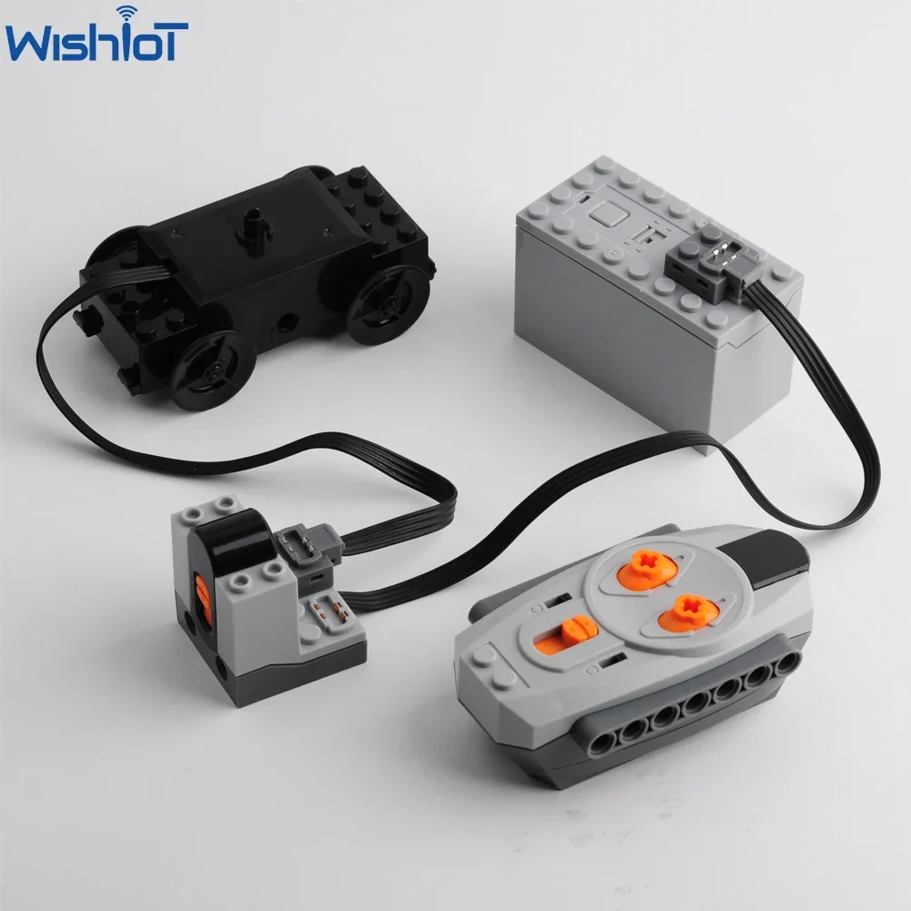 Train Motor Kit MOC Power Functions 88002 IR Remote Control Receiver 8879 8884 Compatible with legoeds 10219 10254