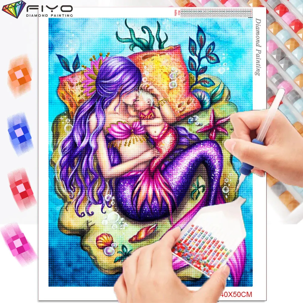 5d Diamond Painting Kit, Paint By Number Kit, Dolphin Diy Rhinestone  Diamond Pasted Painting Embroidery Cross Stitch Diamond Arts Craft For Home  Wall