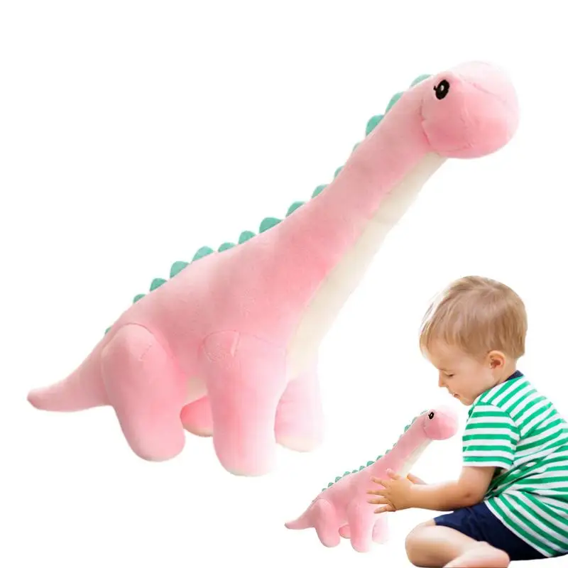 

Dino Stuffed Animal Long Neck Plush Toy Dinosaur Doll Realistic Dino Stuffed Animal Pillow Comfortable Hugging Pillows Cartoon