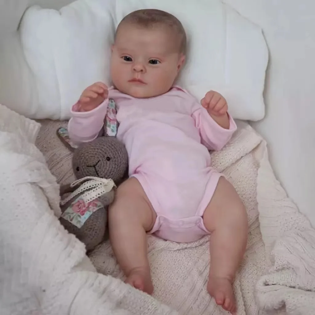 

50CM Reborn Baby Doll Girl So Adorable 3D Painting Bebe Reborn Toy Gift For Kids LOL