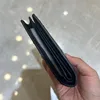 Authentic Exotic Alligator Leather Classic Black Men's Short Card Holders Genuine Real Crocodile Skin Male Small Bifold Wallet 4