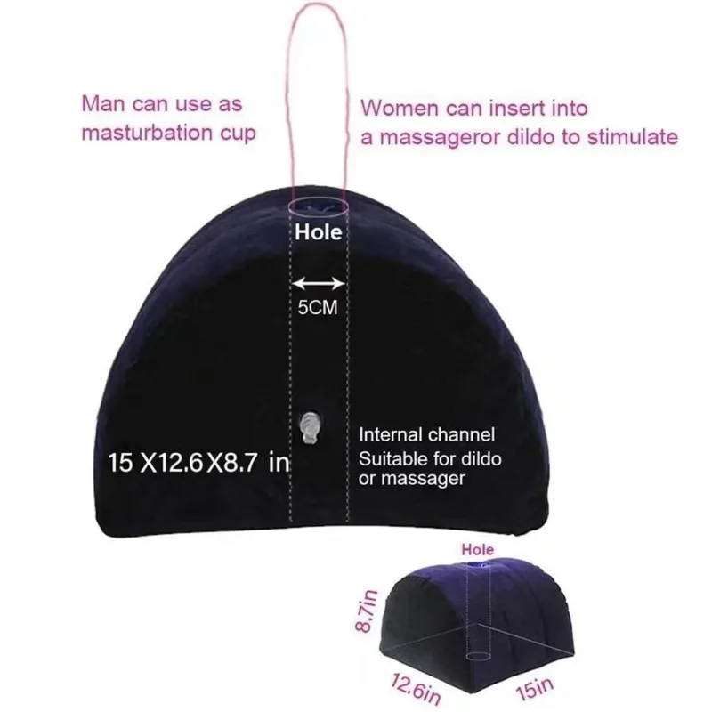 Soft Inflatable Sex Cushion Adult Furniture for Enhanced Erotic Positions Wedge Pillow Better Sexual Life Sex Toys