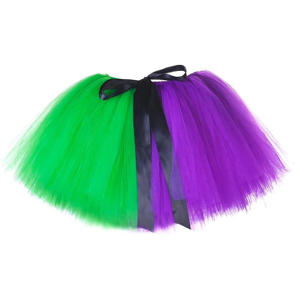 Green Purple Bat Joker Tutu Skirt Toddler Baby Girls Tutus Fluffy Mini Tulle  Skirt Evil Clown Halloween Costume for Kids Clothes - AliExpress 1501