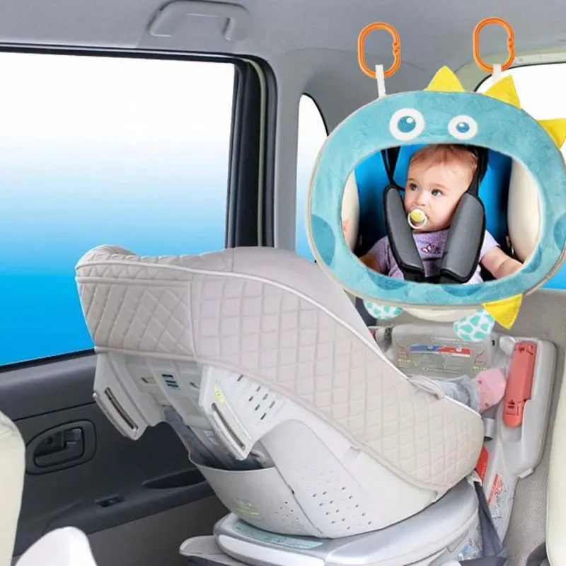 

Car Baby Rearview Mirror Wide View Rear Adjustable Safety for Seat Back Mirrors
