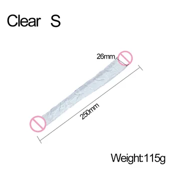 Sex U Shape Double Dildo Realistic with Man Dildo Sex Toys for Woman Vagina Toys Dildo for Woman Huge Falos Consolador Anal 5