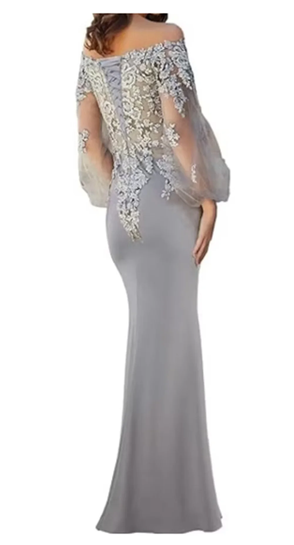 Mermaid Mother Of The Bride Dresses Long Sleeves Evening Gowns Lace Applique | eBay Mermaid Mother Of The Bride Dresses Long Sleeves Evening Gowns Lace Applique | eBay