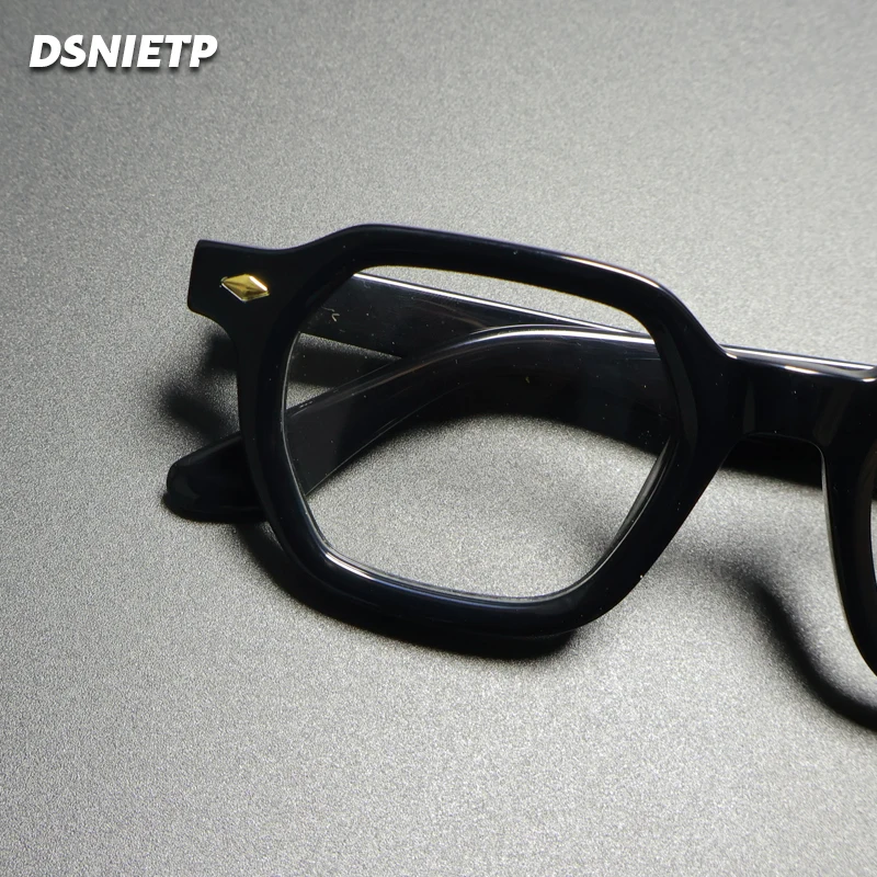 Handgemachte Acetat Lesebrille Männer Retro Photochrome Anti Blau Licht Brillen Frauen Luxus Marke Myopie Brillen – Detail 9