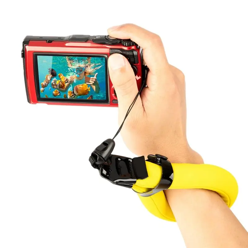 고프로용 카메라 플로트 스트랩, 물에 뜨는 방지 팔찌형 폰 플로팅 스트랩, 액션 카메라용 방수 플로트 스트랩