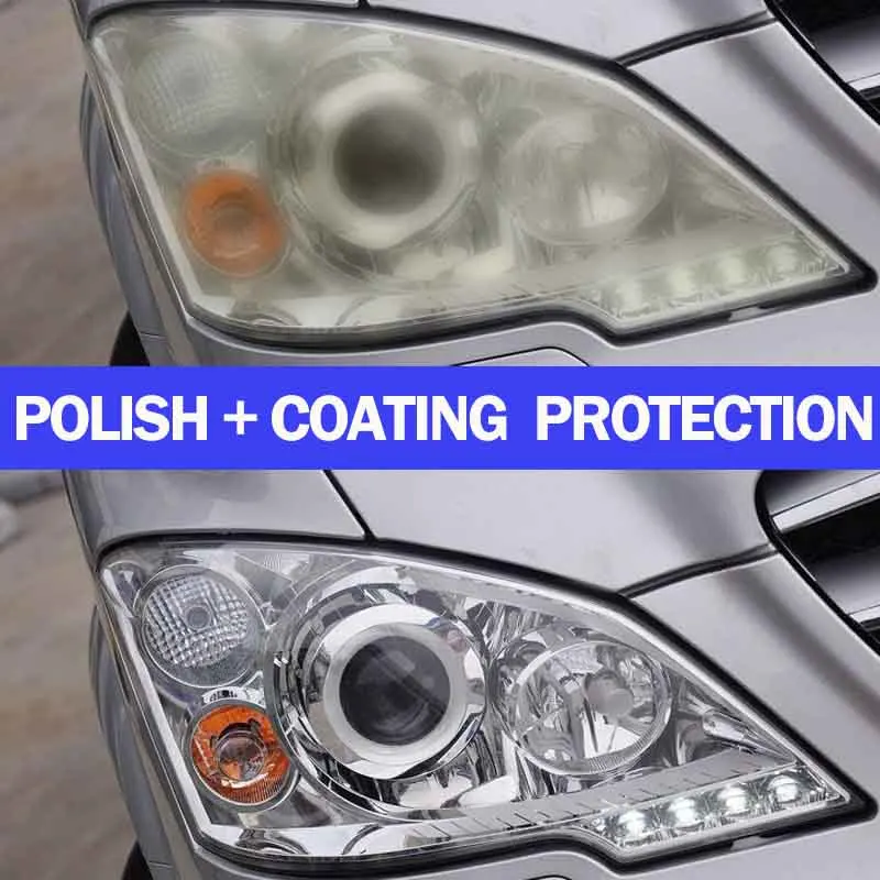 Auto Scheinwerfer Restaurierung entfernen gelbe Oxidations paste Polymer  für Scheinwerfer Reparatur Politur Kit Auto Licht Schutz beschichtung Set -  AliExpress