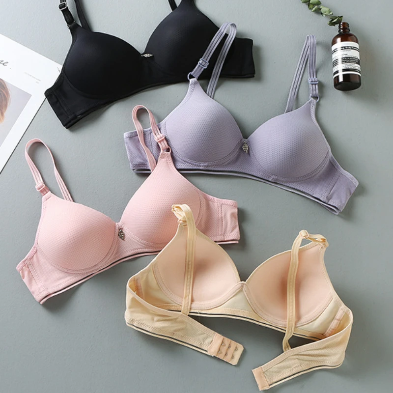 Reggiseno Senza Cuciture Intimo Sexy Ragazze Studenti Reggiseni Sottili Traspiranti Reggiseno Femminile Comfort Raccolto Senza Filo Push Up Lingerie