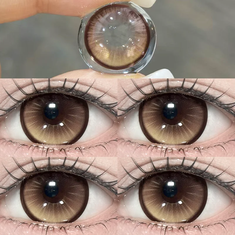 Natural Brown Colored Eye Contacts
