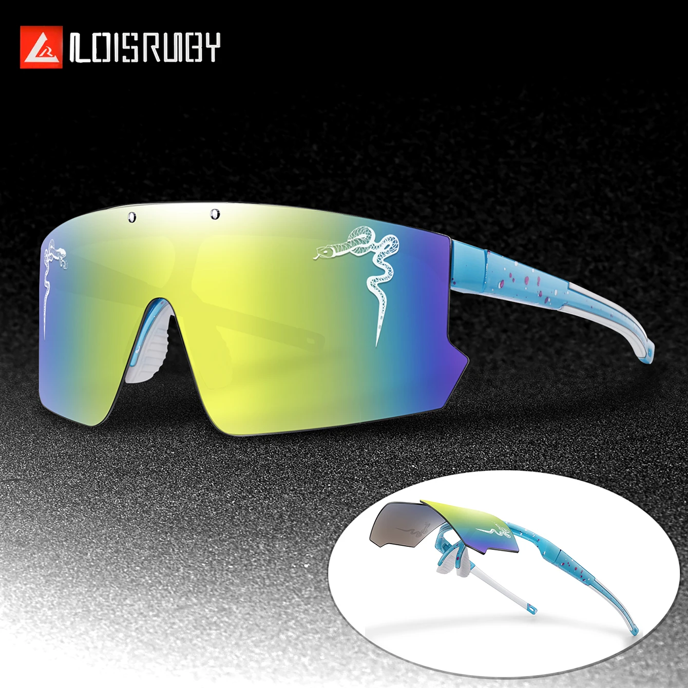 Brand Sports MTB Goggles UV400 Cycling Running