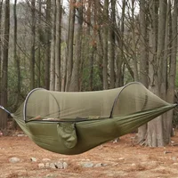 Outdoor Camping Hammock 2 Person Mosquito Net Camping Hammocks Outdoor Furniture Bed Portable Comfortable Sleeping Tent Hammock 1