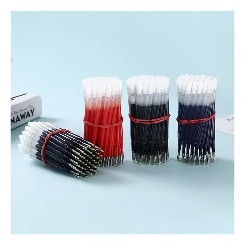 5/50 PCS 파커 펜용 볼펜 리필 중간 포인트 L:10cm 검정 잉크 막대 리필 학교 사무용품 문구류
