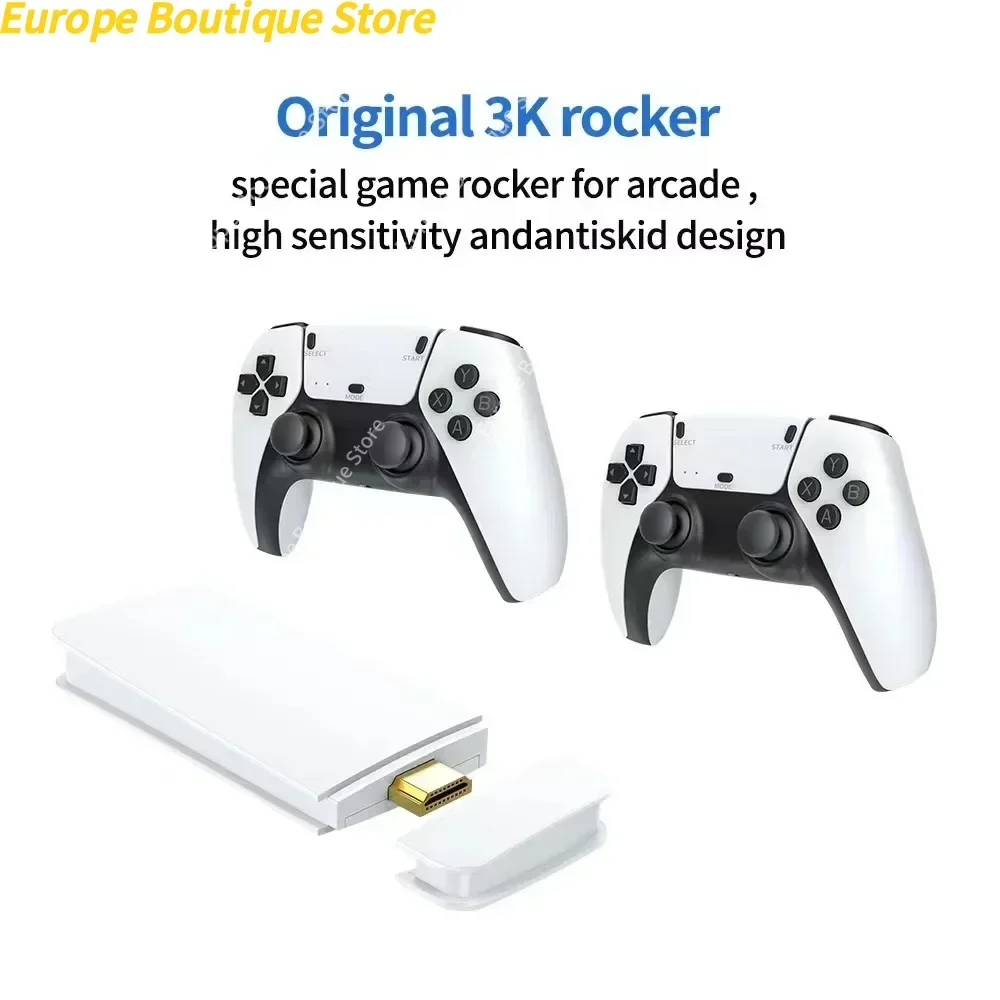 M15 Game Stick Mini TV Handheld Game Console Wireless Gamepads Video Game 64G 20000+ Retro Game HD Output Two-player for PS1 Etc view 5