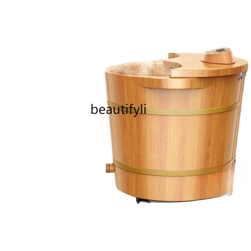 

Changhong Foot Bath Barrel Electric Massage Foot Tub Household Heating Foot Washing Wooden Barrel Automatic Constant Temperature