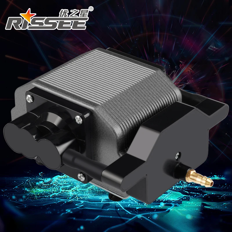 Rissee Ap-30 Ap-50 Pompa Di Ossigenazione Dell'Acquario A Basso Rumore Aeratore Per Laghetto Per Pesci Incisore Laser Pompa Di Assistenza All'Aria