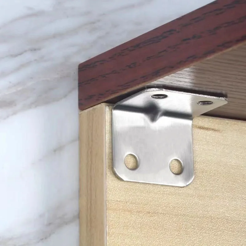 Angle bracket 90 degree right Angle fixed bracket code, suitable for wooden furniture bed frame cabinet accessories
