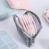 Women Sanitary Napkin Tampon Storage Bag Cute Sanitary Pad Pouches Portable Makeup Lipstick Key Earphone Data Cables Organizer 4