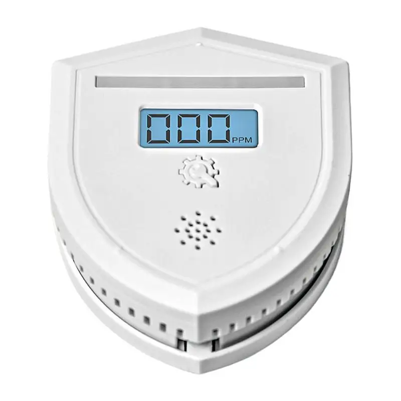 Carbon Monoxide Monitor Indoor Home CO Detector Battery CO Testing Alarm For Living Room Hotel Bedroom Children's Room