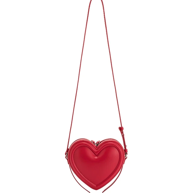 JW PEI 2025 New Women's Heart-Shaped Shoulder Bag 3D Heart-Shaped Wallet Suitable for Commuting and Daily Use 4