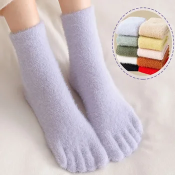 Winter Women Five Finger Socks 1