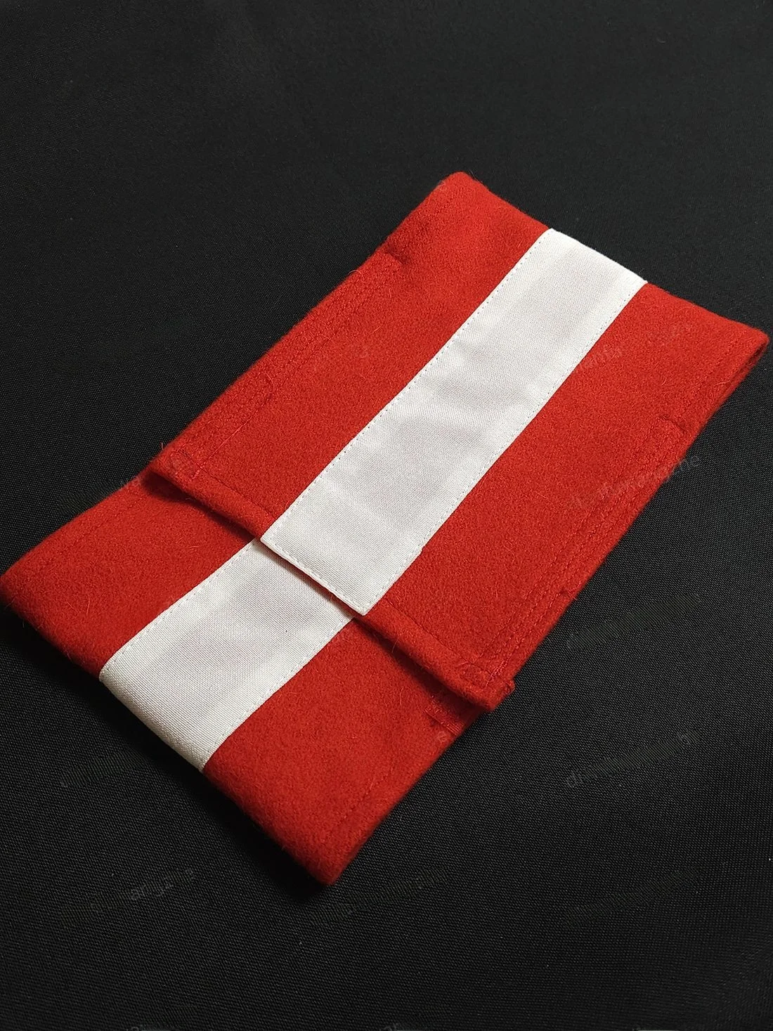 Red Sve Patches Woolen Fabric Volunteer Du Magic Sti Design Sewing DIY Accories Pure Color from China