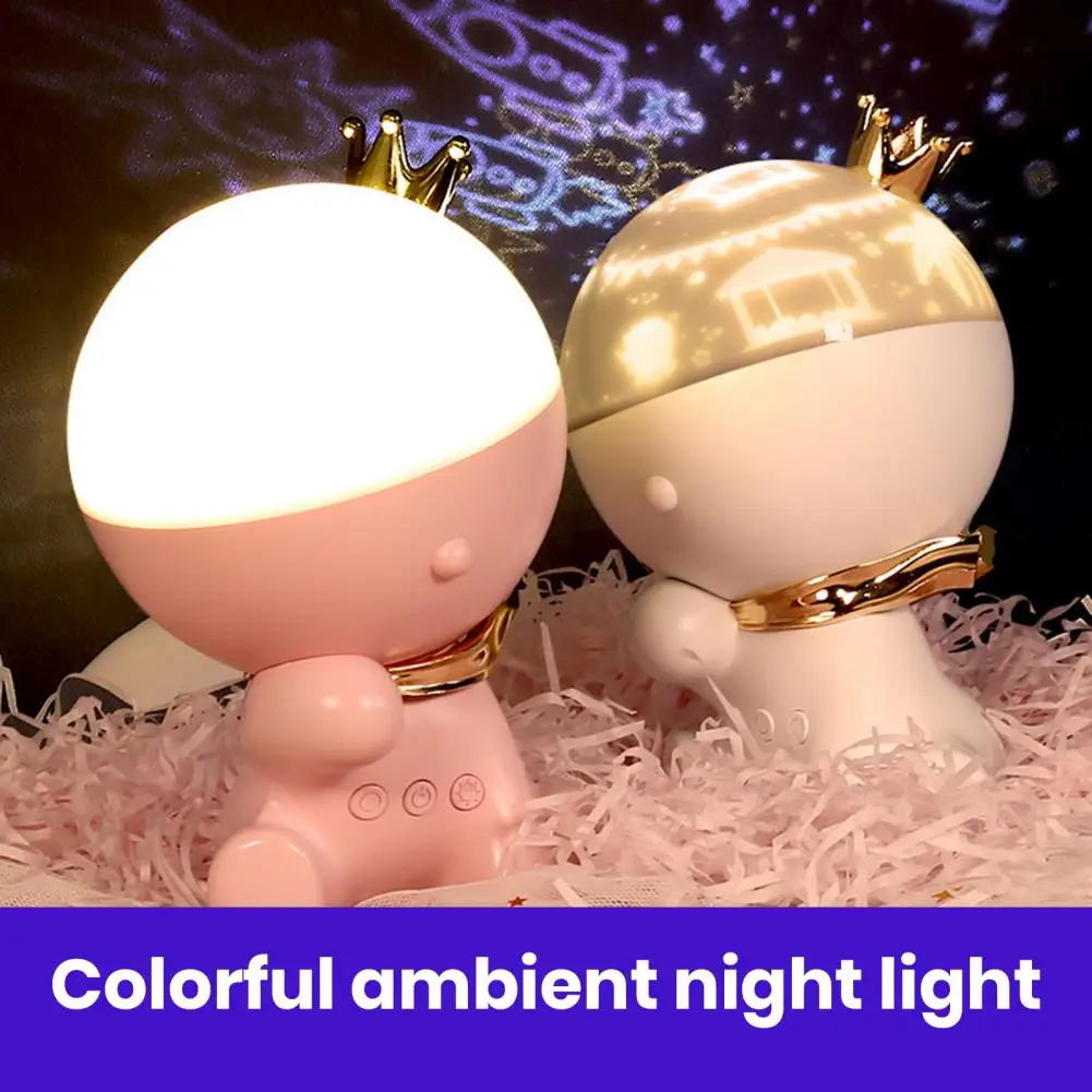 

Portable Night Light Bluetooth-compatible Star Projector Lamp with Remote Control for 360-degree Ambient Led Night Lamp