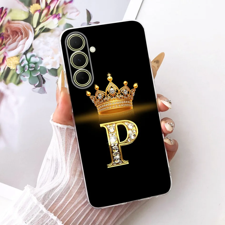 Luxury Crown Letters Soft Silicone Phone Case Bumper