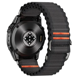 QuickFit Nylon Watch Band Strap - Durable and Stylish Accessory - QuickFit 22mm (Black 2)