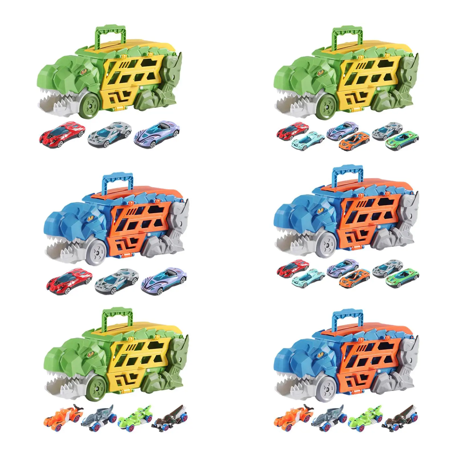 

Dinosaur Transporter Truck Creative Educational for Boys Girls Gift Toys