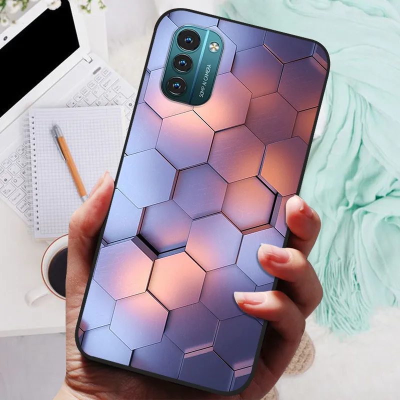 Floral Astronaut Soft TPU Silicone Bumper Phone Case