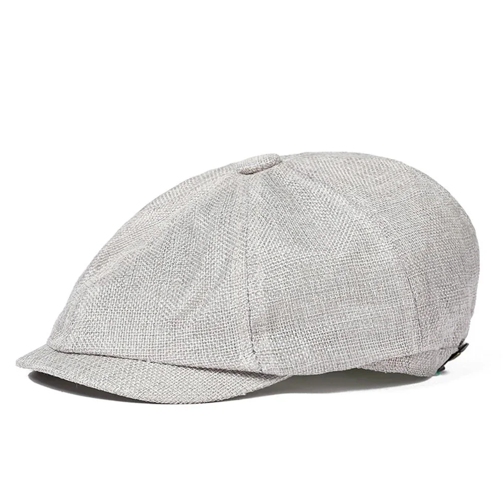 Retro-Baskenmütze, Unisex, achteckige Mütze, wilder Stil für Männer und Frauen, Frühling und Herbst – Detail 12