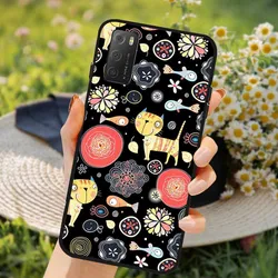 3D Soft TPU Floral Embossed Silicone Phone Case - Elegant Flower Design Back Cover for TCL 20S (Orange)