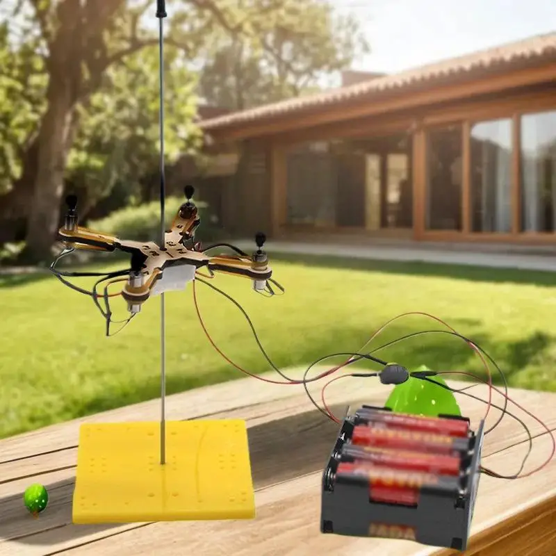 Drone DIY en Bois Kit Jouet Éducatif Enfant - Expérience Scientifique