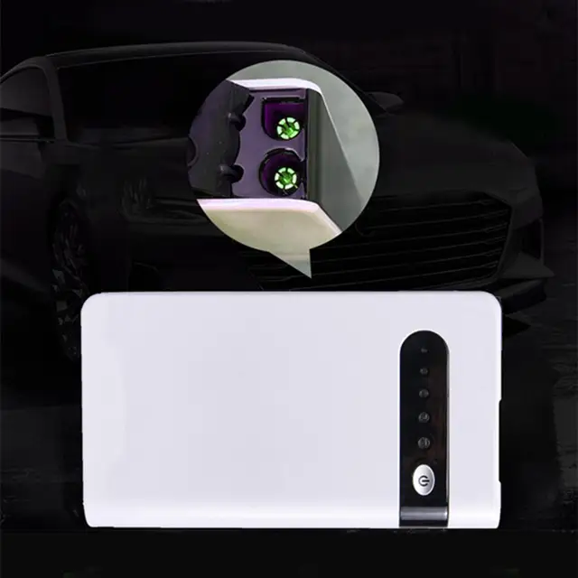 Car Jump Starter with Flashlight 8000mAh 12V Emergency Start Power Auto Battery Booster Power Bank Charger for Tablet 3