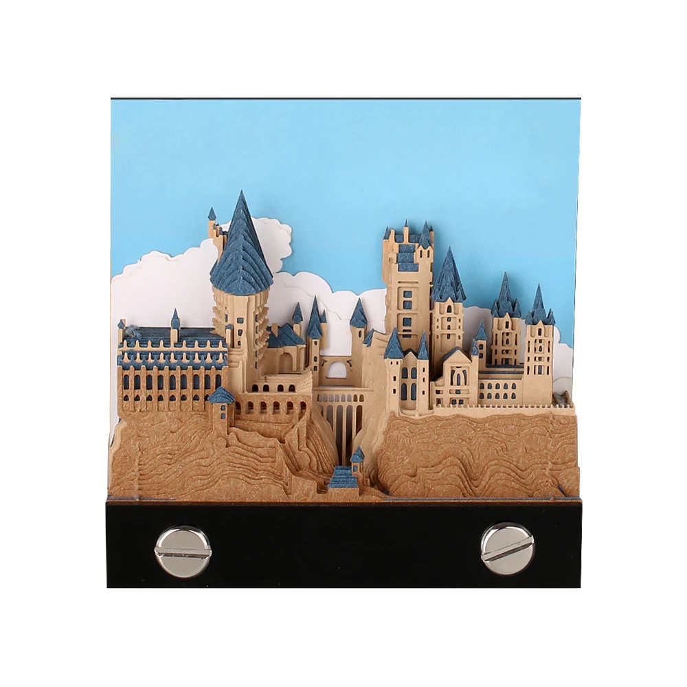 3D-Notepad-Cubes-Note-design-Castle-3D-Memo-Pad-Sticky-Notes-Novelty ...